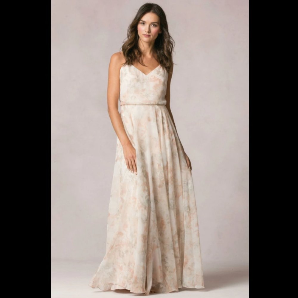 Jenny Yoo Bridesmaid Dress Inesse Print Size 0
